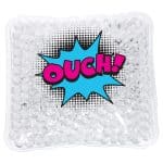 Custom Ouch! Square Aqua Pearls™ Hot/Cold Pack - 1