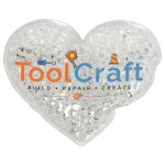 Custom Full Color Large Heart Aqua Pearls™ Hot/Cold Pack - 2