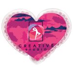 Custom Full Color Large Heart Aqua Pearls™ Hot/Cold Pack - 8