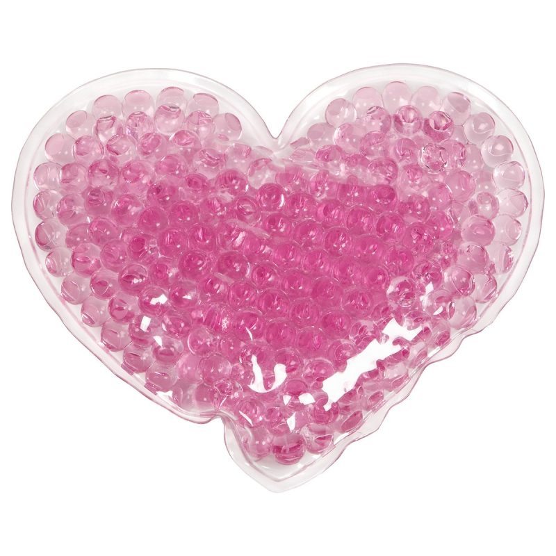 Custom Full Color Large Heart Aqua Pearls™ Hot/Cold Pack - 9