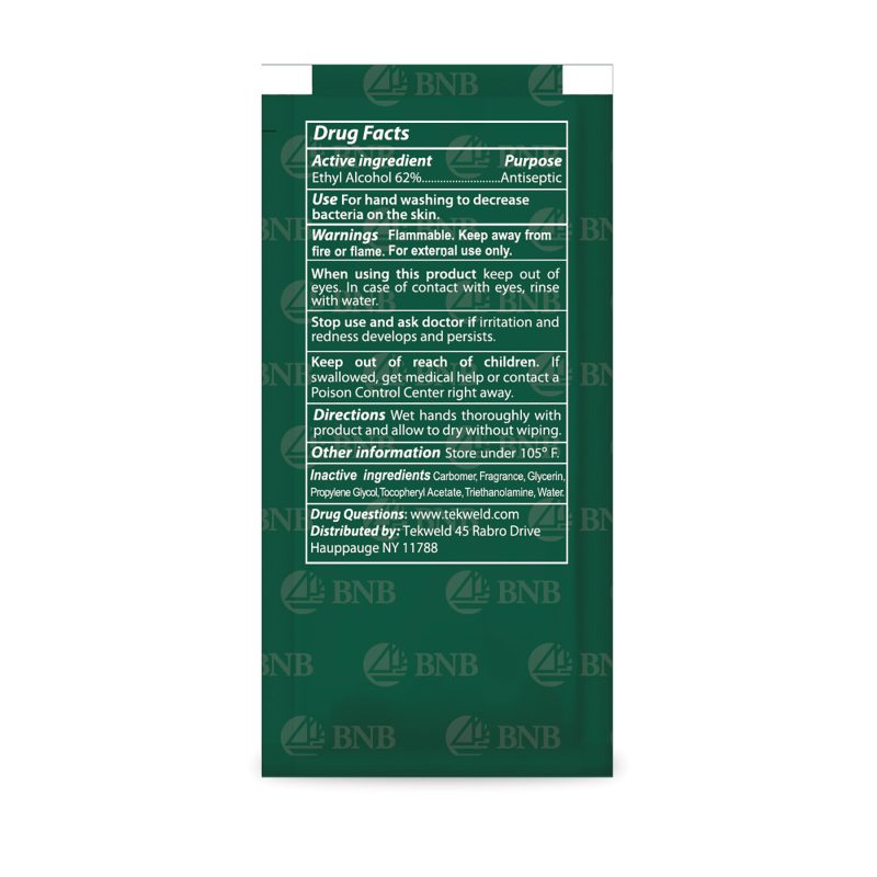 Custom 1/2 Oz. Instant Hand Sanitizer Gel Pack - 3