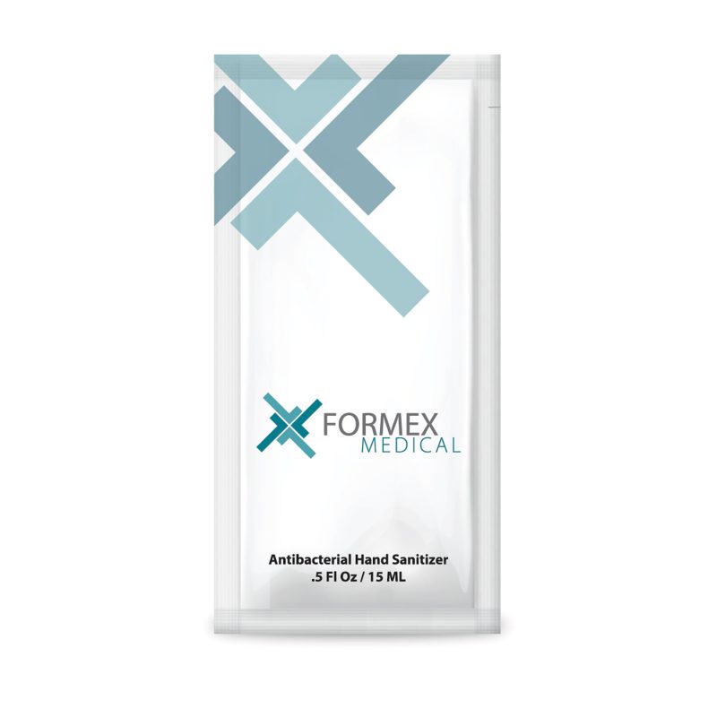 Custom 1/2 Oz. Instant Hand Sanitizer Gel Pack - 6