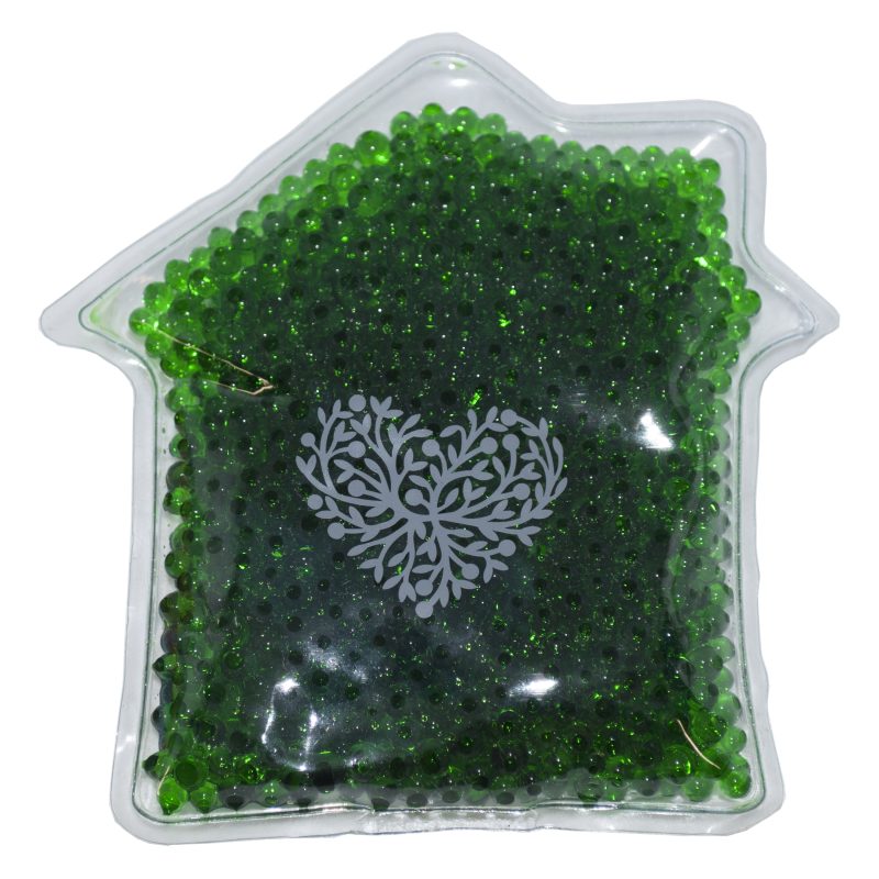 Custom Gel Tekbeads Hot/Cold Pack (House Shape) - 2
