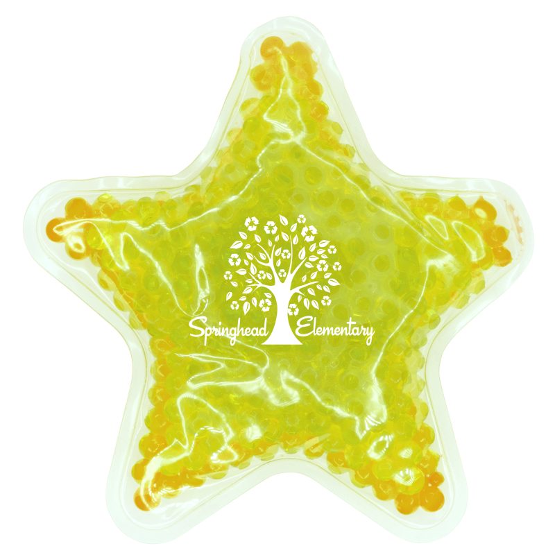 Custom Gel Tekbeads Hot/Cold Pack (Star Shape) - 2