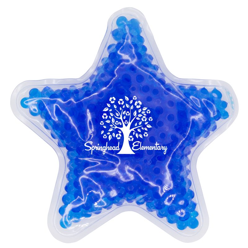Custom Gel Tekbeads Hot/Cold Pack (Star Shape) - 8