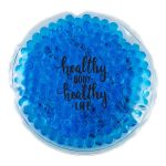 Custom Glacier Small Round Gel Beads Hot/Cold Pack - 7