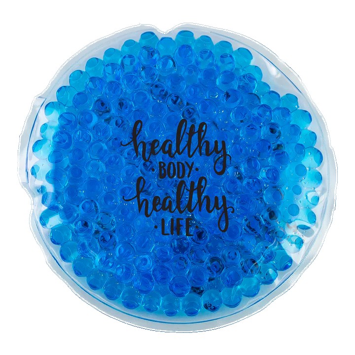 Custom Glacier Small Round Gel Beads Hot/Cold Pack - 7